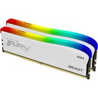 Модуль пам'яті для комп'ютера DDR4 16GB (2x8GB) 3200 MHz Beast White RGB SE Kingston Fury (ex.HyperX) (KF432C16BWAK2/16) U1005943