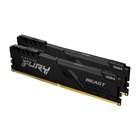 Модуль памяти для компьютера DDR4 16GB (2x8GB) 3733 MHz Fury Beast Black HyperX (Kingston Fury) (KF437C19BBK2/16) U0559528