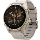 Смарт-годинник Garmin fenix 8 43mm, AMOLED, Saph, SftGldSS/FogGryLeatherBnd, Excl, GPS (010-02903-40) U0977506