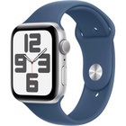 Смарт-годинник Apple Watch SE 2024 GPS 44mm Silver Aluminium Case with Denim Sport Band - S/M (MXEQ3QH/A) U0961712