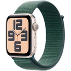 Смарт-годинник Apple Watch SE 2024 GPS 44mm Starlight Aluminium Case with Lake Green Sport Loop (MXEW3QH/A) U0961717