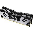 Модуль пам'яті для комп'ютера DDR5 48GB (2x24GB) 8000 MHz Renegade Black/Silver Kingston Fury (ex.HyperX) (KF580C38RSK2-48) U1074368