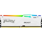 Модуль пам'яті для комп'ютера DDR5 16GB 6400 MHz Beast White RGB XMP Kingston Fury (ex.HyperX) (KF564C32BWA-16) U0944158