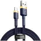 Дата кабель USB 2.0 AM to Lightning 1.0m 2.4A Cafule Blue-Gold Baseus (CALKLF-BV3) U0814639