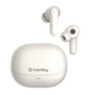 Навушники ColorWay Slim TWS-1 Earbuds Long Life Beige (CW-TWS1BE) U0966371