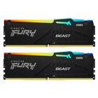 Модуль пам'яті для комп'ютера DDR5 32GB (2x16GB) 6000 MHz Beast RGB Kingston Fury (ex.HyperX) (KF560C30BBAK2-32) U0944125