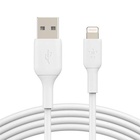 Дата кабель Belkin USB 2.0 AM to Lightning 1.0m PVC white (CAA001BT1MWH) U0472284