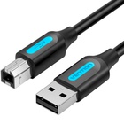 Кабель для принтера USB 2.0 AM/BM 1.0m 480Mbps PVC black Vention (COQBF) U0955455