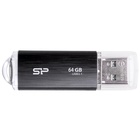 USB флеш накопитель Silicon Power 64GB Blaze B02 Black USB 3.0 (SP064GBUF3B02V1K) U0213370