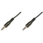 Кабель мультимедийный Jack 3.5mm M/Jack 3.5mm M 1.5m DIGITUS (AK-510100-015-S) U0165754