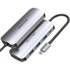 Концентратор Vention USB 3.1 Type-C to HDM/USB 3.0х3//PD 100W 5-in-1 (THFHB) U0955517