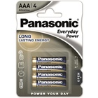 Батарейка Panasonic AAА LR03 Everyday Power * 4 (LR03REE/4BP) U0675494