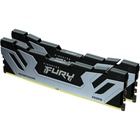 Модуль пам'яті для комп'ютера DDR5 48GB (2x24GB) 8800 MHz Renegade Black/Silver Kingston Fury (ex.HyperX) (KF588CU42RSK2-48) U1074372