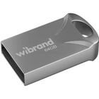 USB флеш накопичувач Wibrand 64GB Hawk Silver USB 2.0 (WI2.0/HA64M1S) U0933765