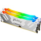 Модуль пам'яті для комп'ютера DDR5 48GB (2x24GB) 8000 MHz Renegade RGB White/Silver Kingston Fury (ex.HyperX) (KF580C38RWAK2-48) U1074367