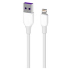 Дата кабель USB 2.0 AM to Lightning 1.0m Glow white 2E (2E-CCAL-WH) U0720430