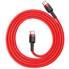 Дата кабель USB 3.1 Type-C to Type-C 1.0m 3A red Baseus (CATKLF-G09) U0578170