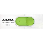 USB флеш накопитель A-DATA 32GB UV320 White/Green USB 3.1 (AUV320-32G-RWHGN) U0278199