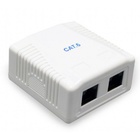 Розетка сетевая Cablexpert RJ45x2 UTP, cat.6 (NCAC-2U6-01) U0609321