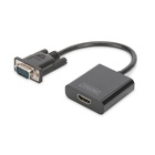 Перехідник VGA to HDMI (M/F), Full HD Digitus (DA-70473) U0951751