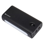 Батарея универсальная Sandberg 30000mAh, PD/20W, QC/3.0, USB-C*2, USB-A*2, LED flashlight 2W (420-68) U0735772