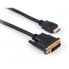 Кабель мультимедийный HDMI to DVI 24+1 5.0m Vinga (VCPHDMIDVI5) U0485497